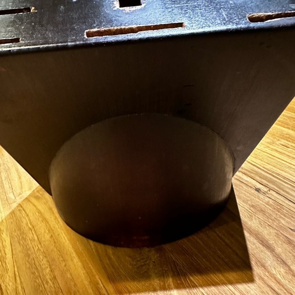 Shun Bob Kramer Sur La Table Solid Wooden Block for 7 Piece Kitchen Knife Set - Picture 8 of 10